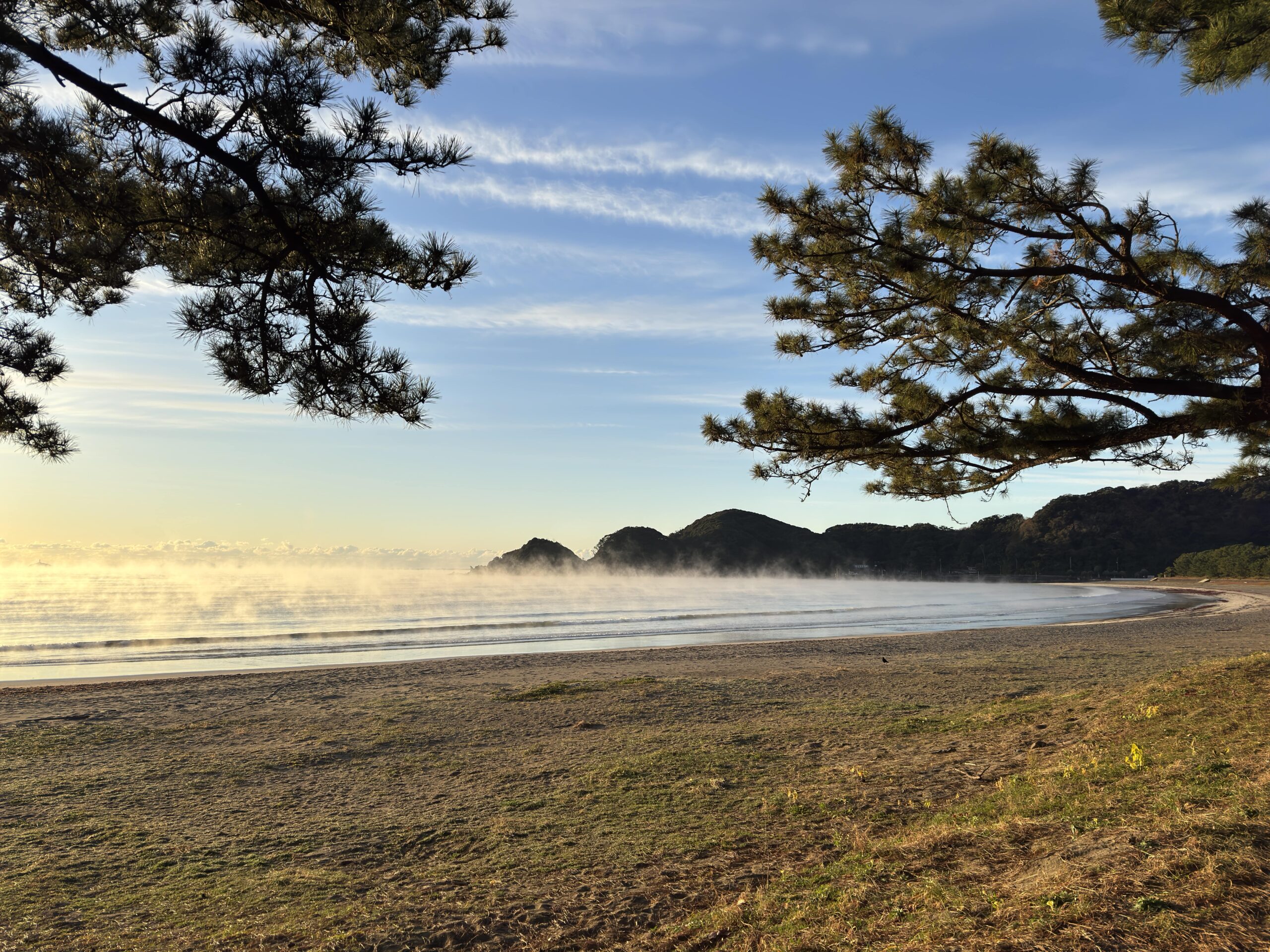 20241211弓ヶ浜海岸気嵐15