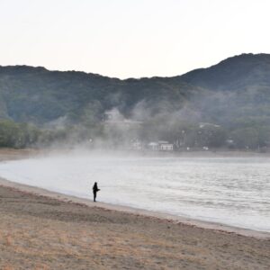 umigahama Beach-sea mist16