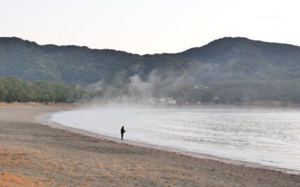 umigahama Beach-sea mist16